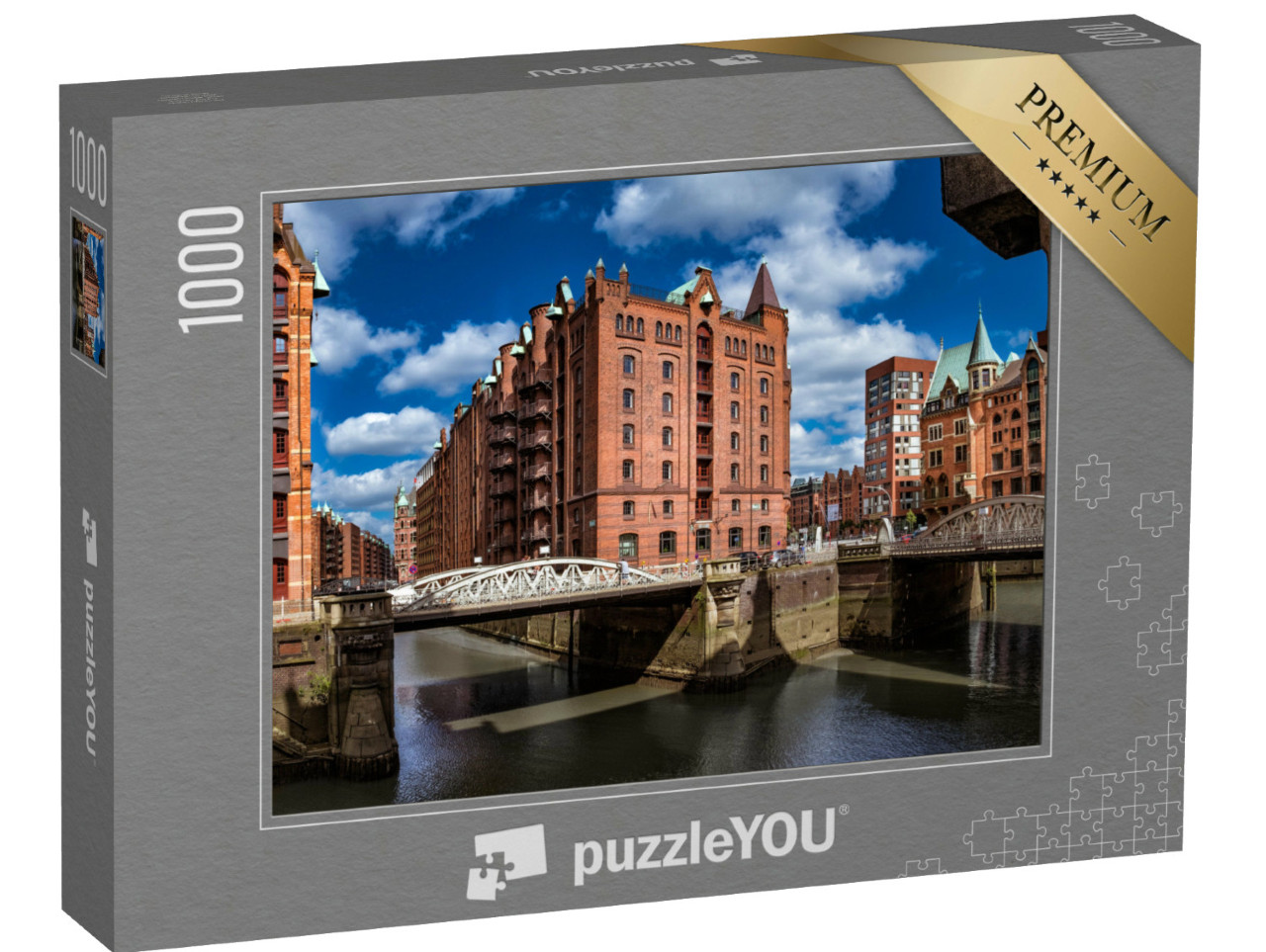 Puzzle 1000 Teile „Hamburg Speicherstadt“