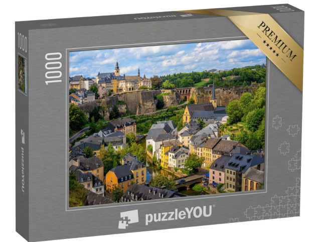 Puzzle 1000 Teile „Altstadt von Luxemburg-Stadt, Hauptstadt des Großherzogtums Luxemburg“