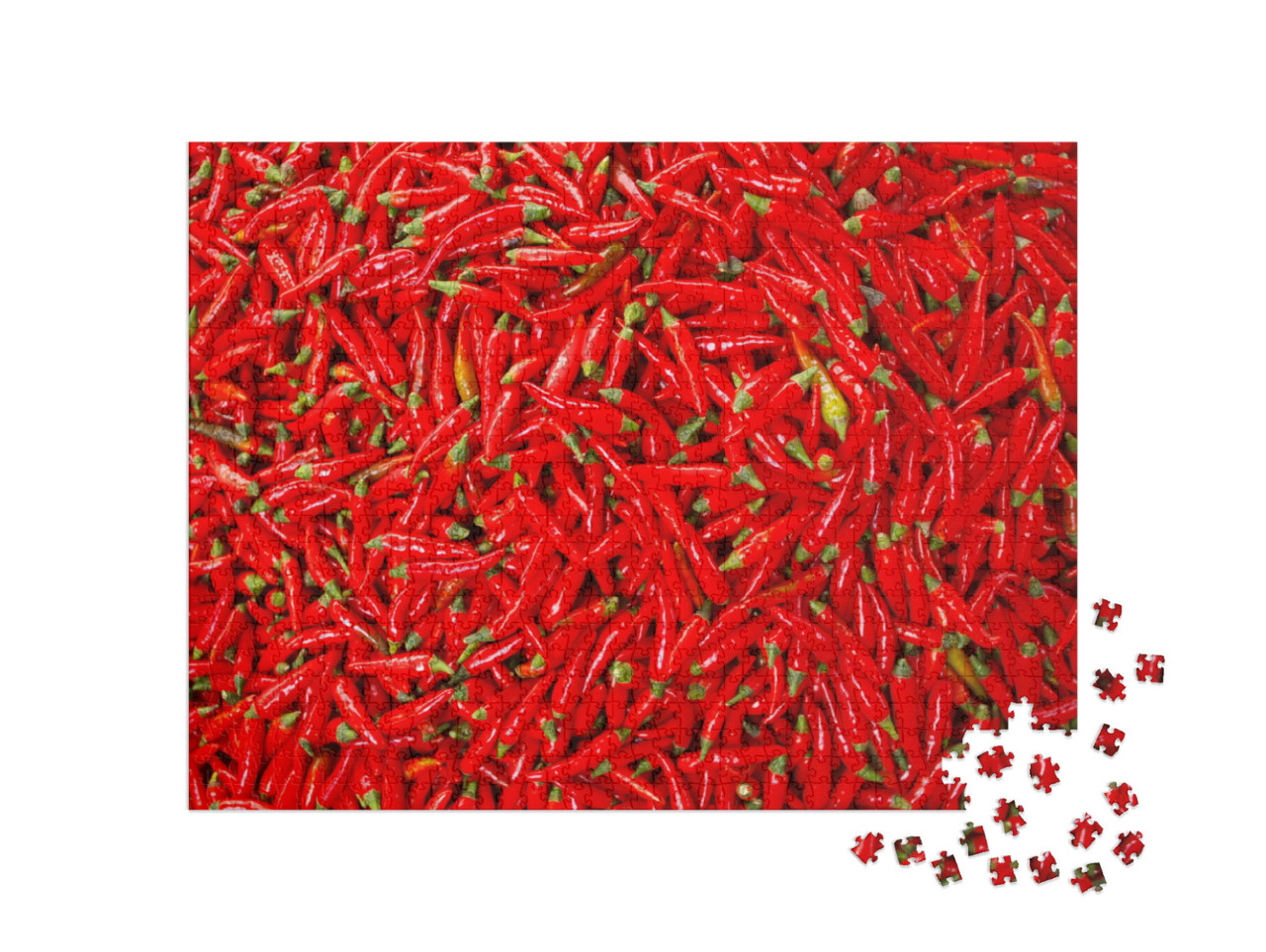 Puzzle 1000 Teile „Rote Paprika“