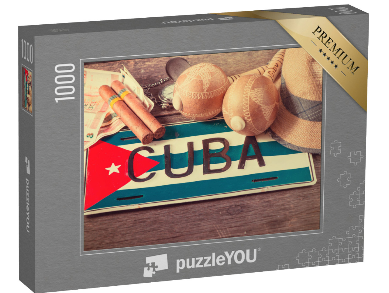 Puzzle 1000 Teile „Impressionen von Kuba“