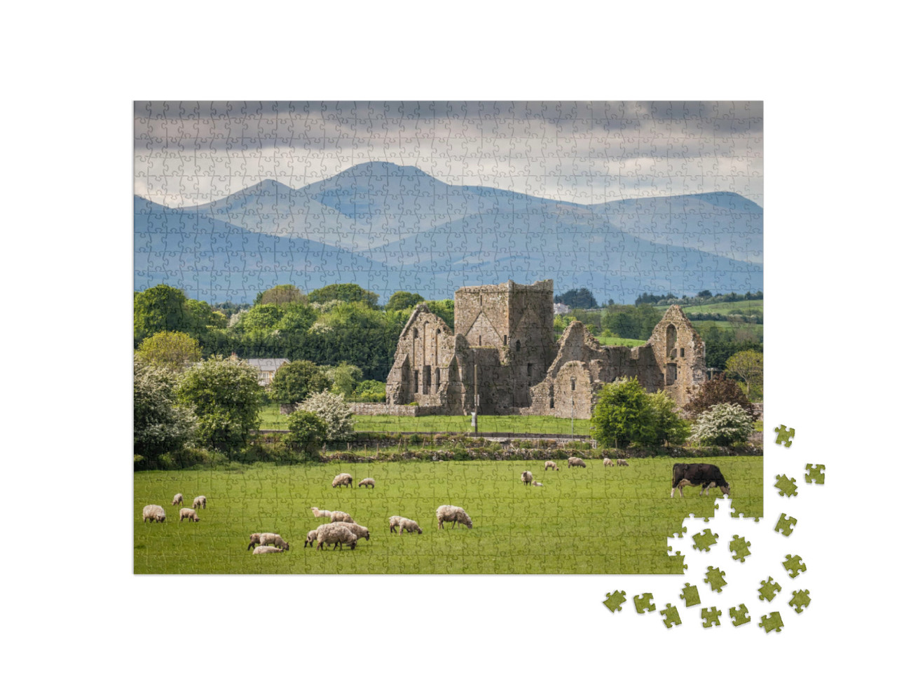 Puzzle 1000 Teile „Idyllische irische Landschaft“