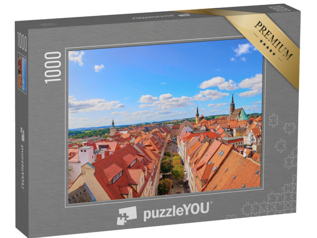 Puzzle 1000 Teile „Über den Dächern von Bautzen, Deutschlands“