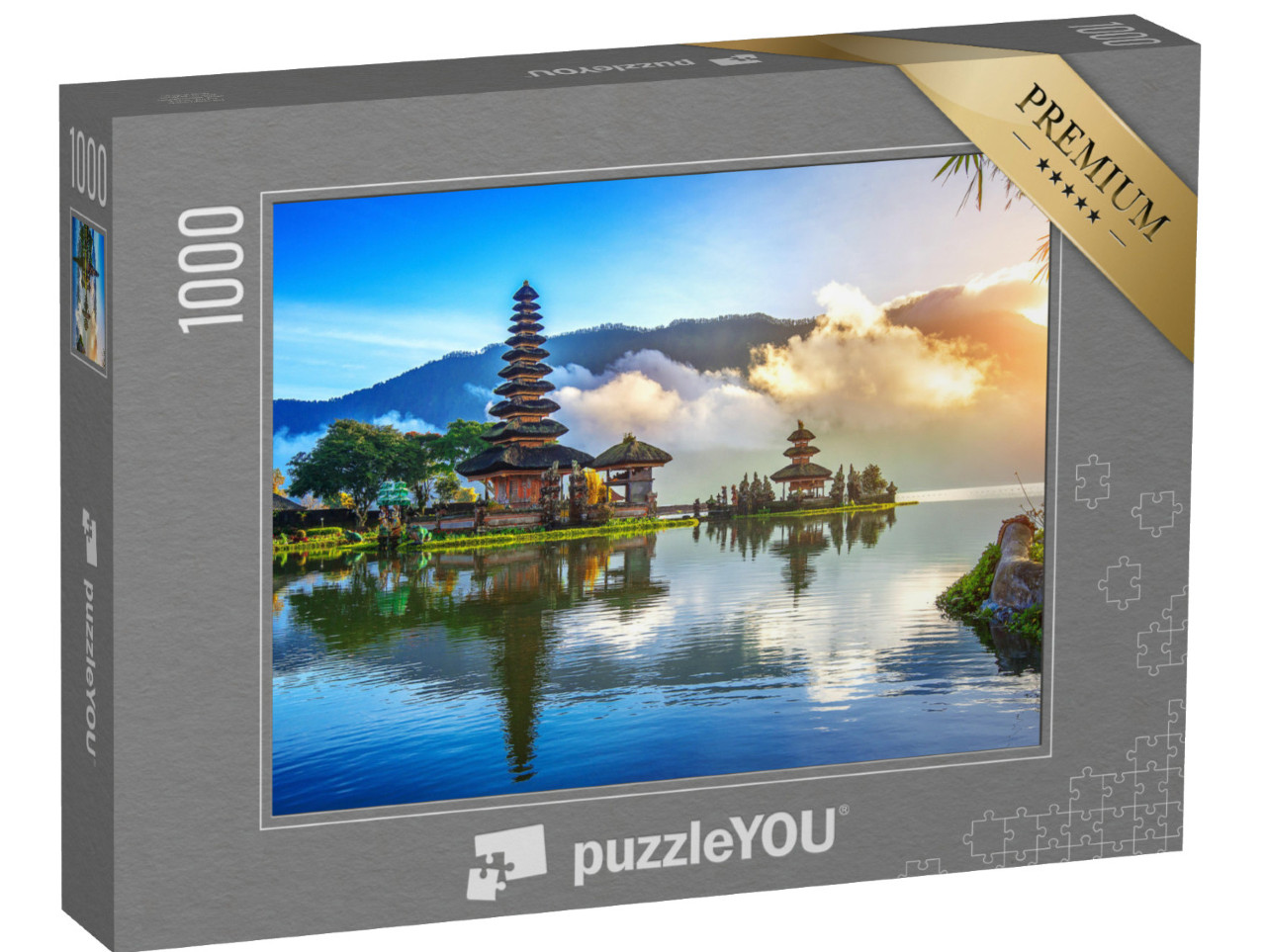 Puzzle 1000 Teile „Berühmter Tempel von Bali, Indonesien“