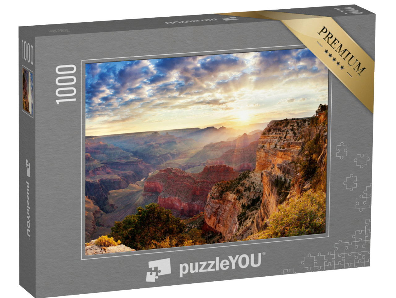 Puzzle 1000 Teile „Sonnenaufgang am Grand Canyon“