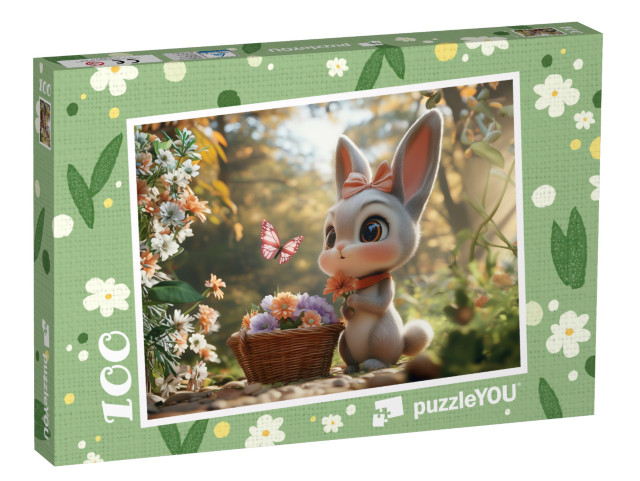 Puzzle 100 Teile „Die ersten Frühlingsboten“