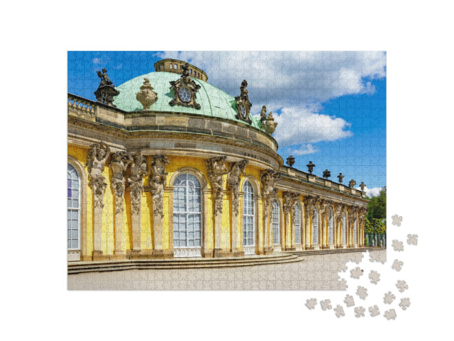 Puzzle 1000 Teile „Schloss Sanssouci, Potsdam, Deutschland“