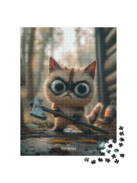 Puzzle 1000 Teile „YOUMANIMALS: Hubert“