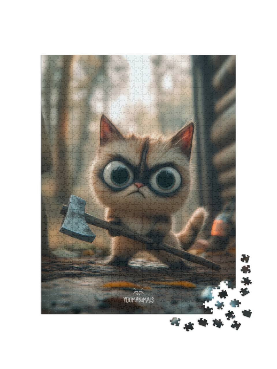 Puzzle 1000 Teile „YOUMANIMALS: Hubert“