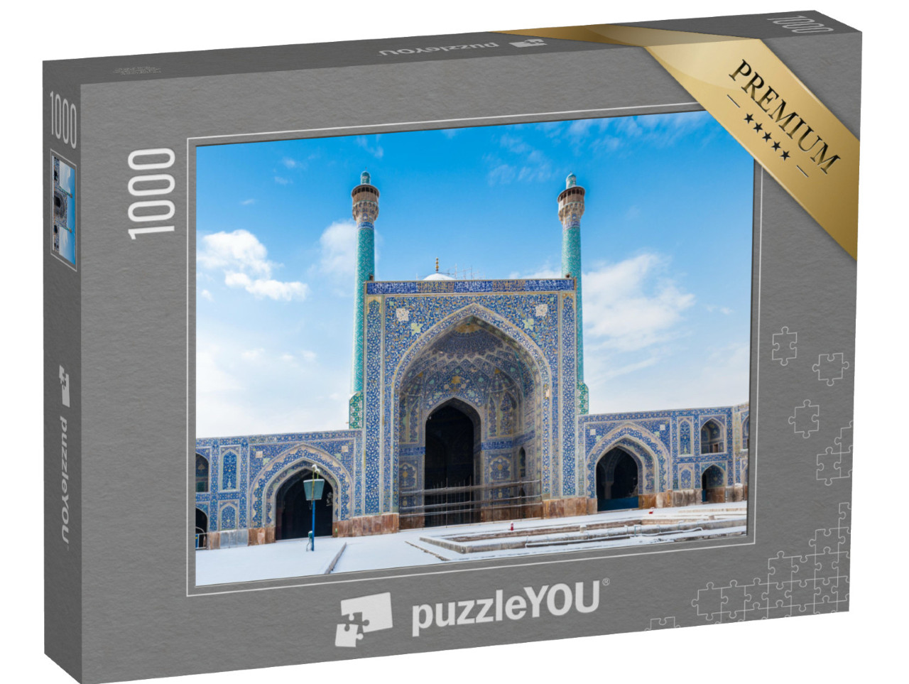 Puzzle 1000 Teile „Innenhof der Schah-Moschee in Isfahan, Iran“