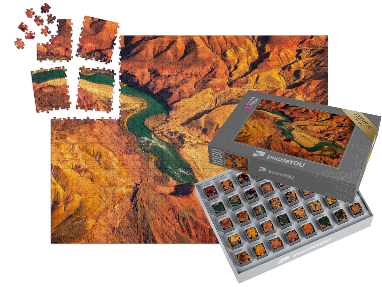 Puzzle „Colorado-Flusses im Grand Canyon, Arizona, USA“ | SMART SORTED® 1000 Teile