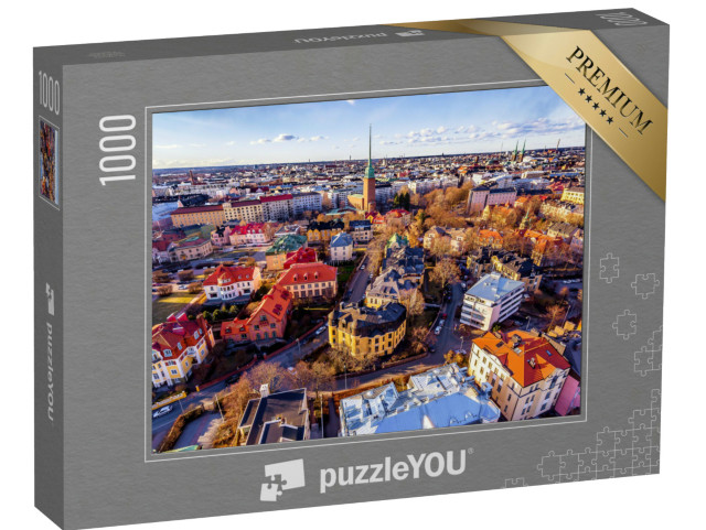 Puzzle 1000 Teile „Bunter Frühling in Helsinki, Finnland“