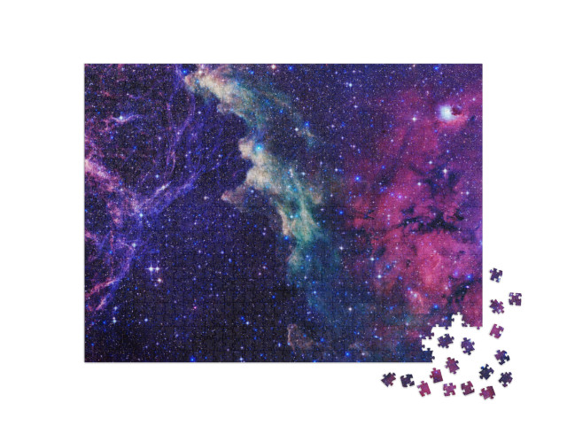 Puzzle 1000 Teile „Universum mit Sternen und Galaxien im Weltraum“