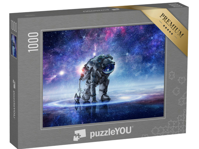 Puzzle 1000 Teile „Astronaut beginnt zu laufen“