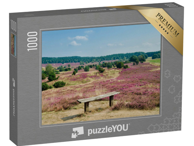 Puzzle 1000 Teile „Der Naturpark Lüneburger Heide, Niedersachsen, Deutschland“