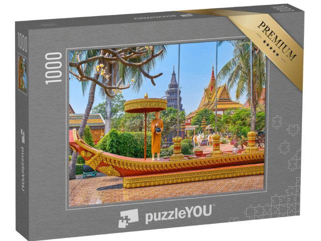 Puzzle 1000 Teile „Wunderschöner Tempel in Siem Reap, Kambodscha“