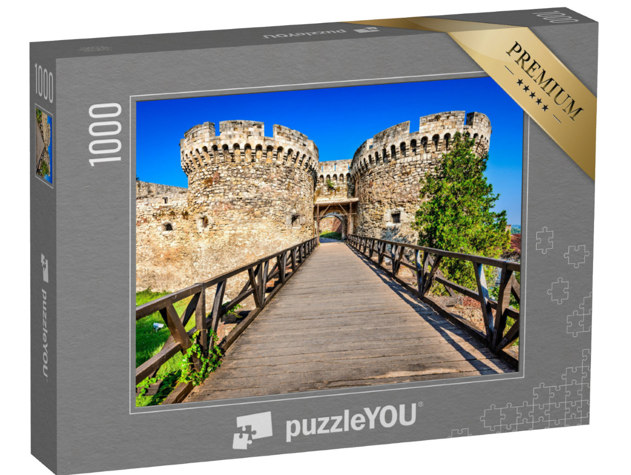 Puzzle 1000 Teile „Eingang der Festung Kalemegdan, Belgrad, Serbien“