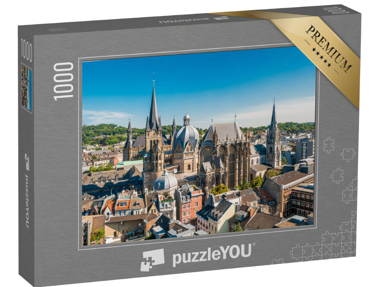 Puzzle 1000 Teile „Wunderschöne Stadt Aachen, Deutschland“