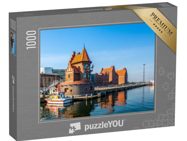 Puzzle 1000 Teile „Yachthafen von Stralsund, Deutschland“