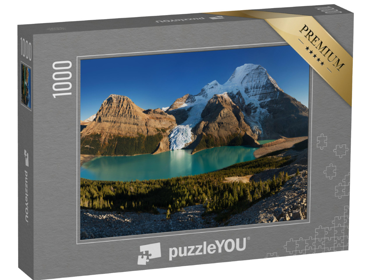 Puzzle 1000 Teile „Mount Robson in den nordamerikanischen Rocky Mountains“
