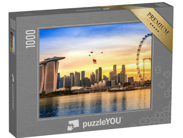 Puzzle 1000 Teile „Nationalfeiertag in Singapur“