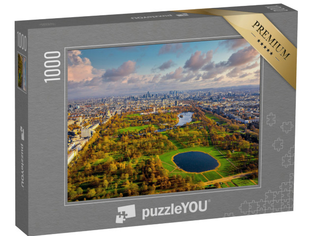 Puzzle 1000 Teile „London: Hyde Park aus der Vogelperspektive“