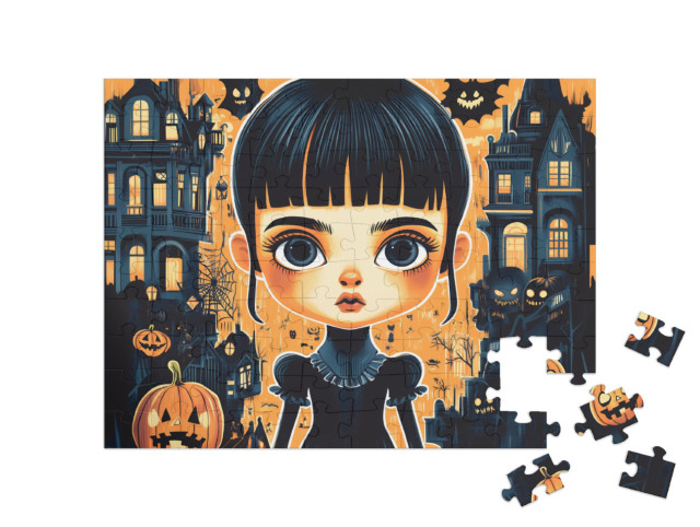 Puzzle 100 Teile „Geheimnisvolles Mädchen Lilith“