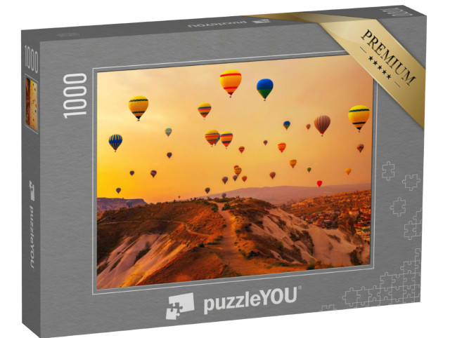 Puzzle 1000 Teile „Heißluftballons über der Türkei“