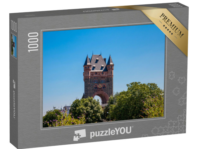Puzzle 1000 Teile „Nibelungenbrücke über dem Rhein in Worms“