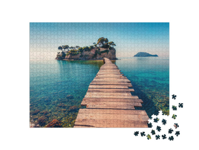 Puzzle 1000 Teile „Insel Cameo, Zakinthos, Griechenland“