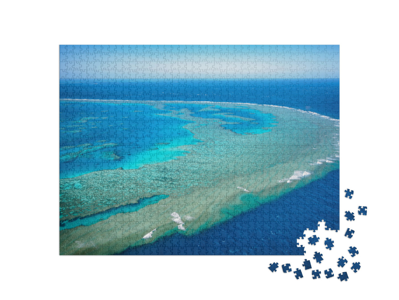 Puzzle 1000 Teile „Atemberaubendes Great Barrier Reef, Australien“