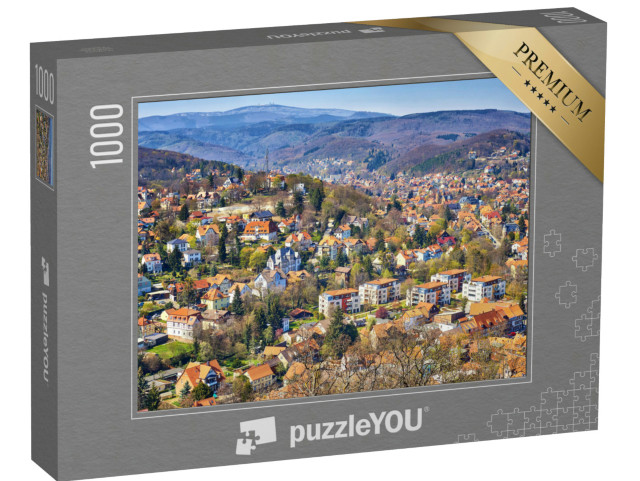 Puzzle 1000 Teile „Malerische Altstadt von Wernigerode, Deutschland“
