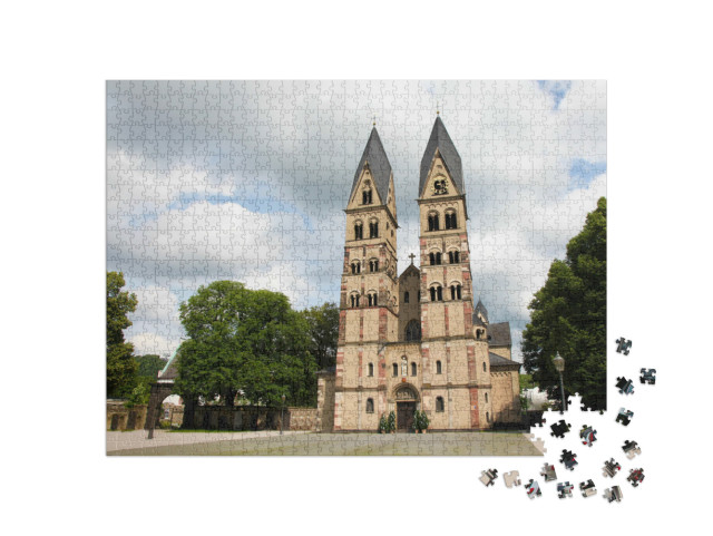 Puzzle 1000 Teile „Basilika St. Kastor, älteste Kirche in Koblenz, Rheinland-Pfalz“