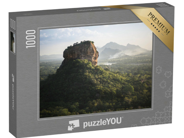 Puzzle 1000 Teile „Die atemberaubende Löwenfelsenfestung Sigiriya in Sri Lanka“
