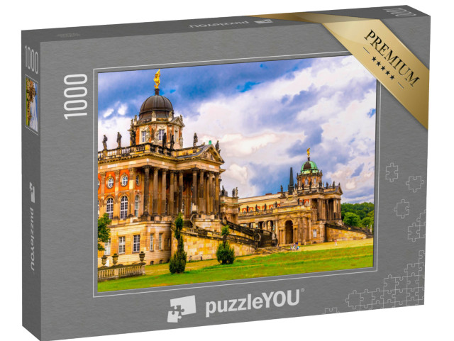 Puzzle 1000 Teile „Das Neue Palais, Sanssouci, Potsdam, Brandenburg“