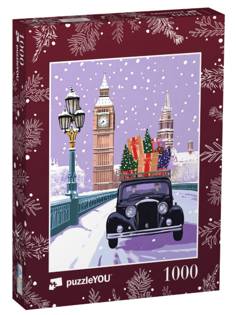 Puzzle 1000 Teile „Weihnachtstrip nach London“