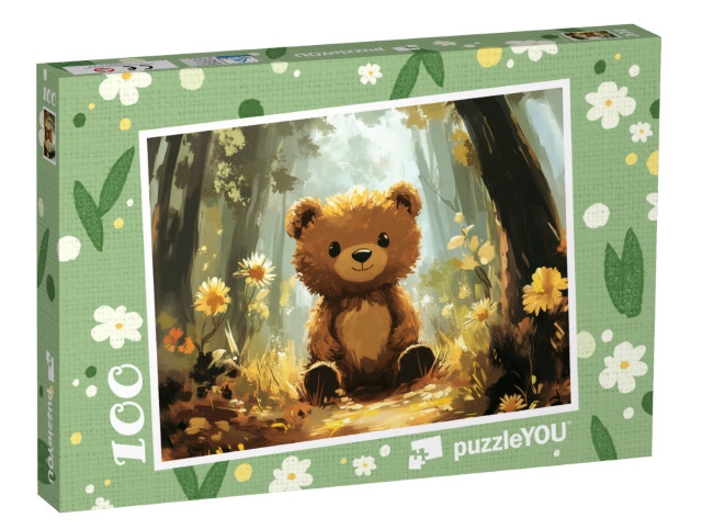 Puzzle 100 Teile „Die Welt des Bären Bruno“
