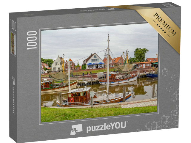 Puzzle 1000 Teile „Idyllische Hafenkulisse in Greetsiel, Ostfriesand, Deutschland“