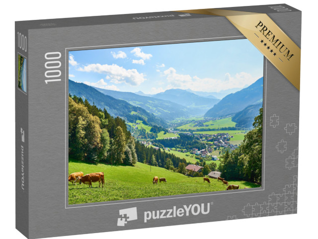 Puzzle 1000 Teile „Wunderschönes Zillertal in Tirol, Österreich“