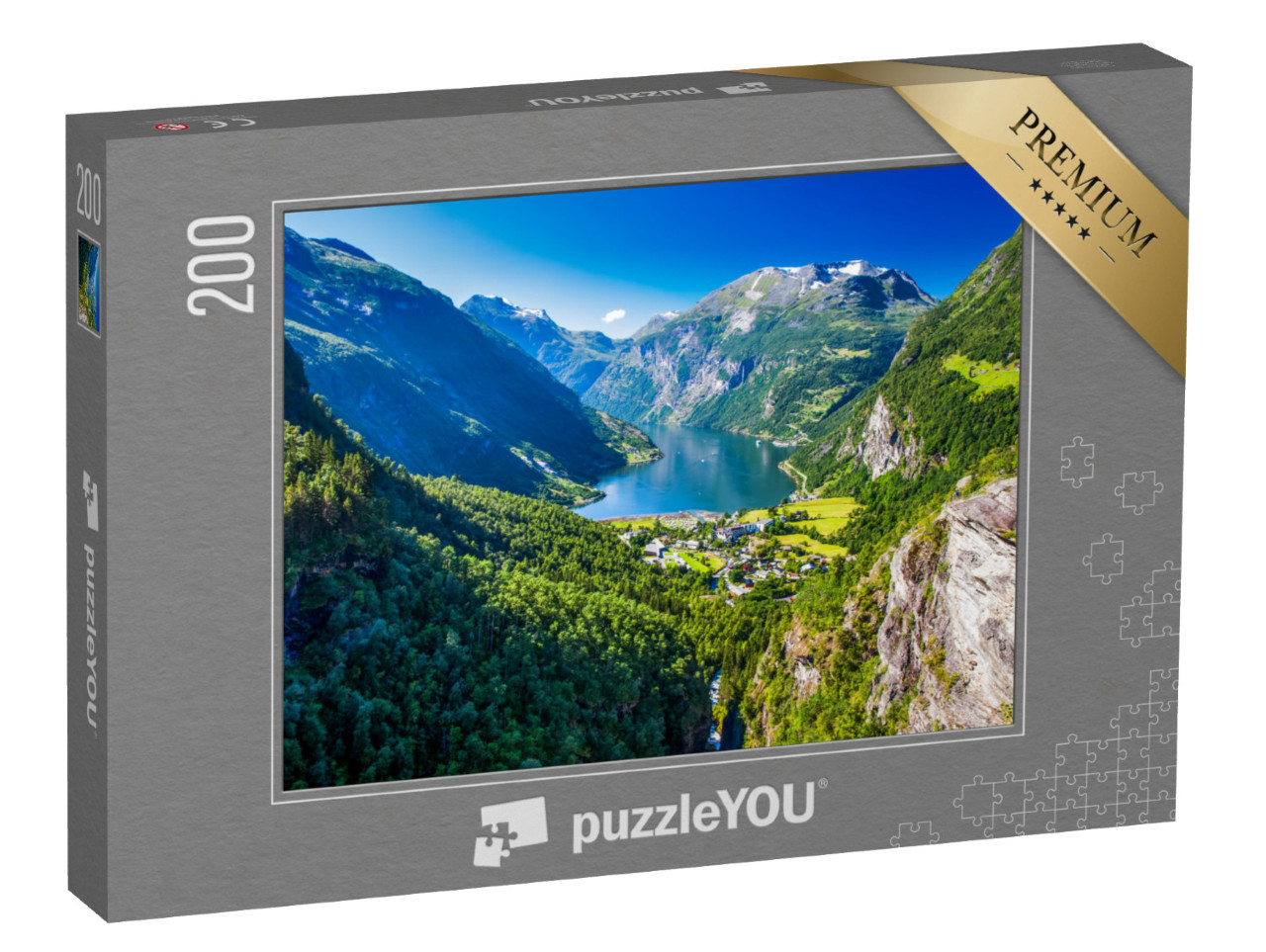 Puzzle 200 Teile „Geirangerfjord in Norwegen“