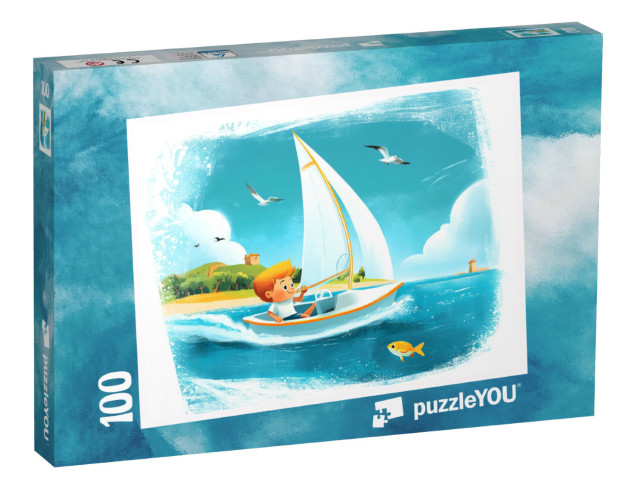 Puzzle 100 Teile „Volle Kraft voraus!“