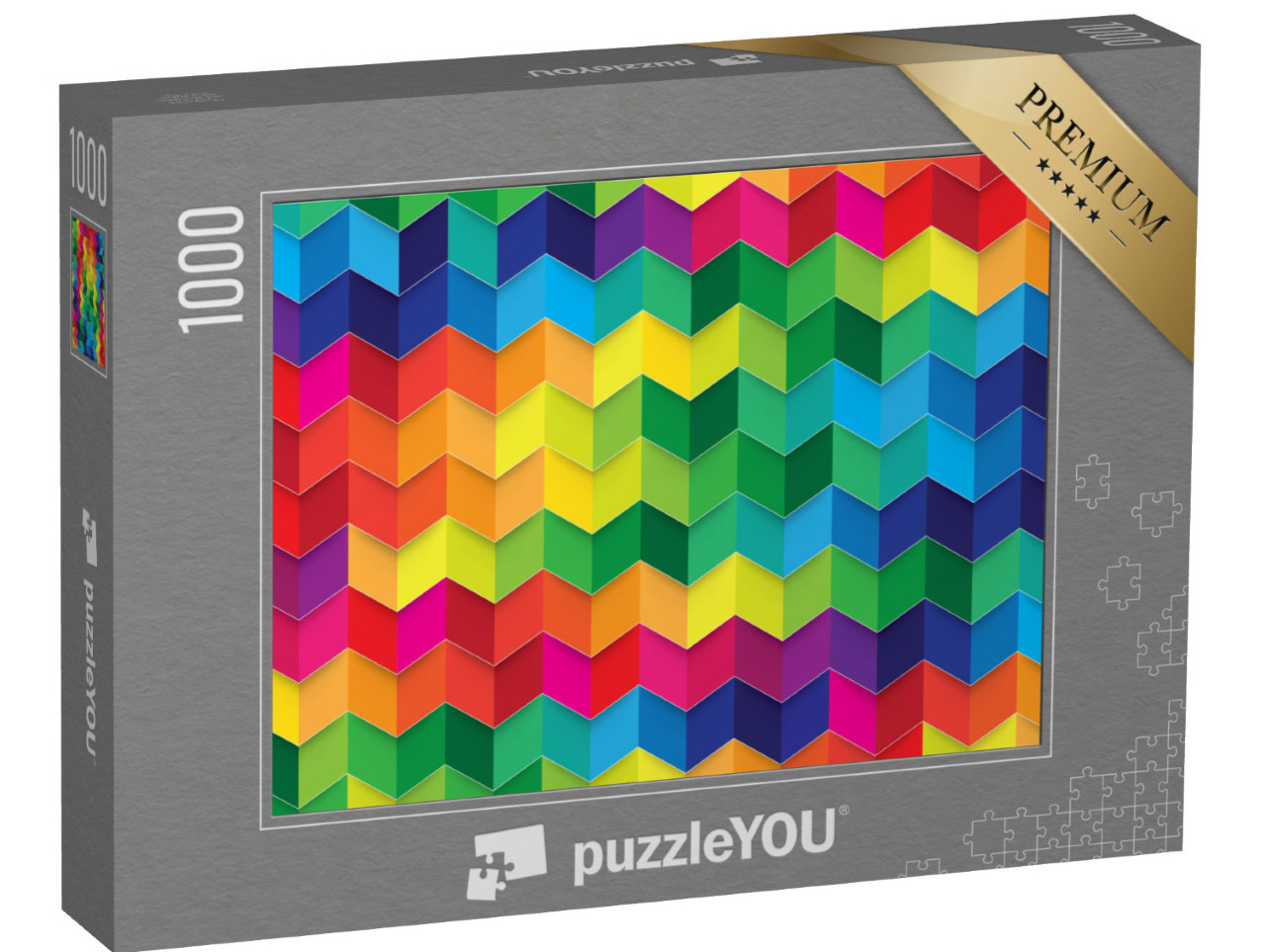 Puzzle 1000 Teile „Bunter geometrischer Hintergrund“