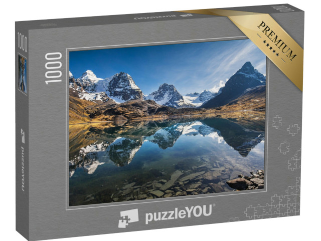 Puzzle 1000 Teile „Wunderschöne Berglandschaft, Anden, Bolivien“