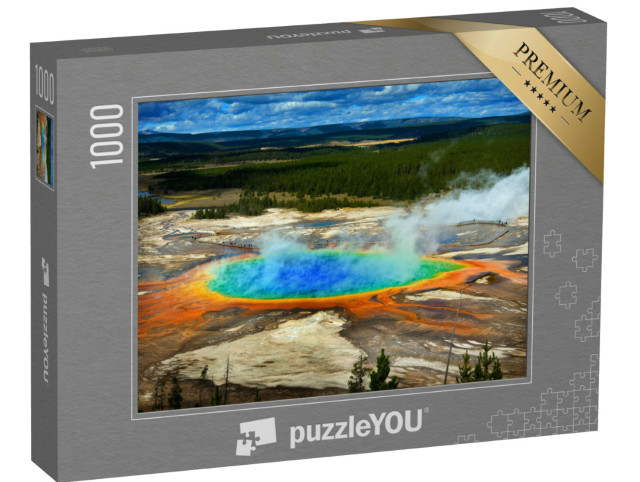 Puzzle 1000 Teile „Grand Prismatic Spring, Yellowstone National Park, USA“