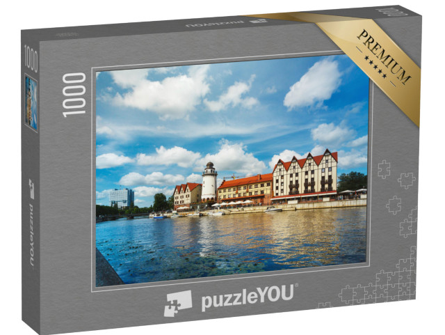 Puzzle 1000 Teile „Fischerdorf in Kaliningrad, Russland“