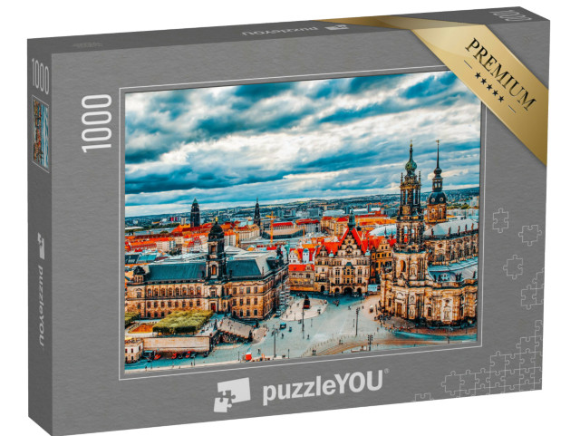 Puzzle 1000 Teile „Histoirisches Zentrum der Dresdner Altstadt“