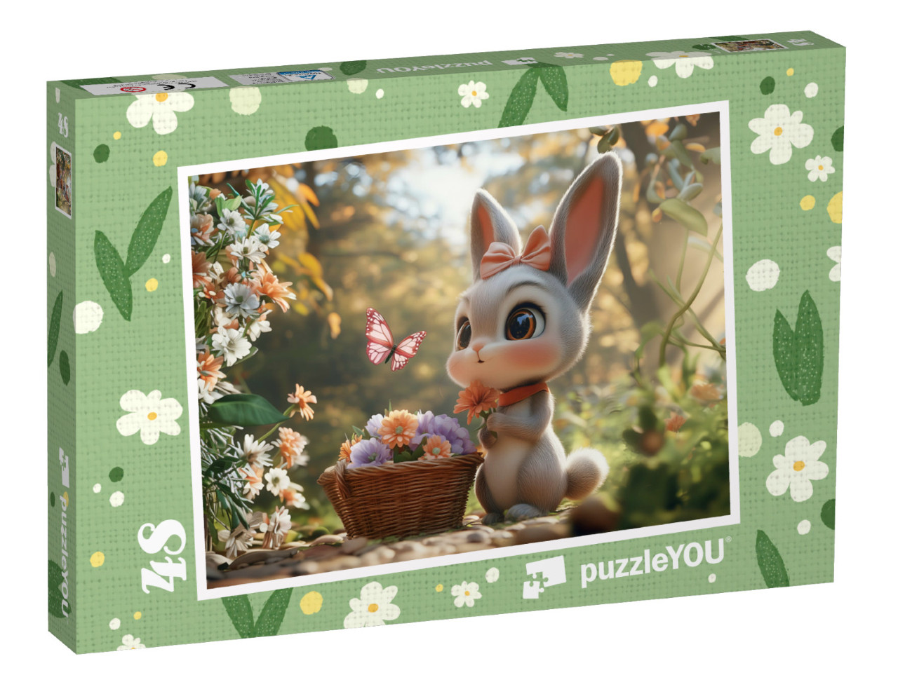 Puzzle 48 Teile „Die ersten Frühlingsboten“