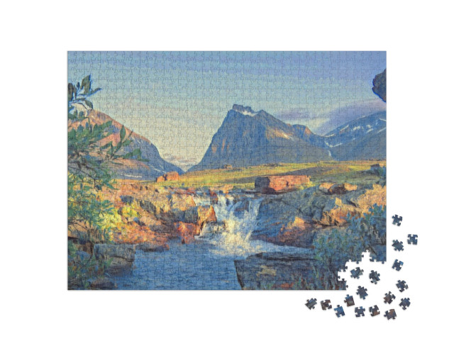Puzzle 1000 Teile „im Stil von Paul-Cezanne - Tuolpagorni - Puzzle-Kollektion Künstler & Gemälde“