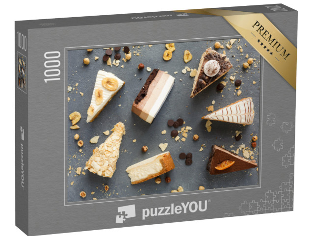 Puzzle 1000 Teile „Viele Kuchenstücke“