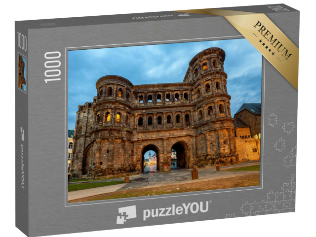 Puzzle 1000 Teile „Porta Nigra, ein antikes römisches Tor in Trier, Deutschland“