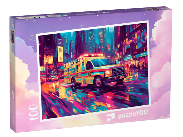 Puzzle 100 Teile „Wenn jede Sekunde zählt“